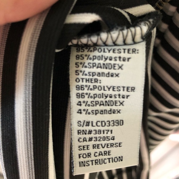 Colour block stripe mini dress, size XS - Picture 5 of 6